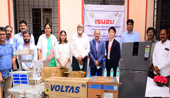 Isuzu Motors India Bolsters Local Healthcare with Significant Medical Equipment Donation