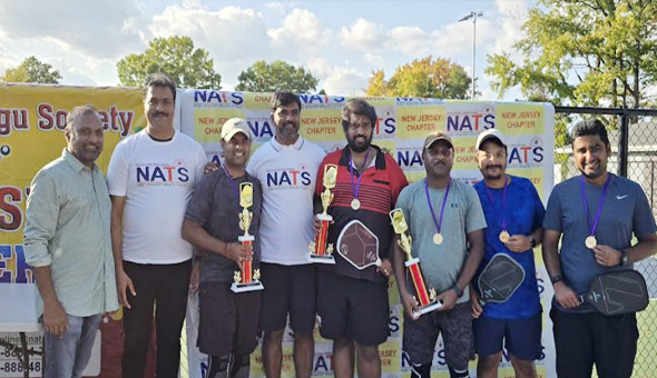 న్యూజెర్సీలో విజయవంతంగా నాట్స్ పికిల్‌బాల్ టోర్నమెంట్‌