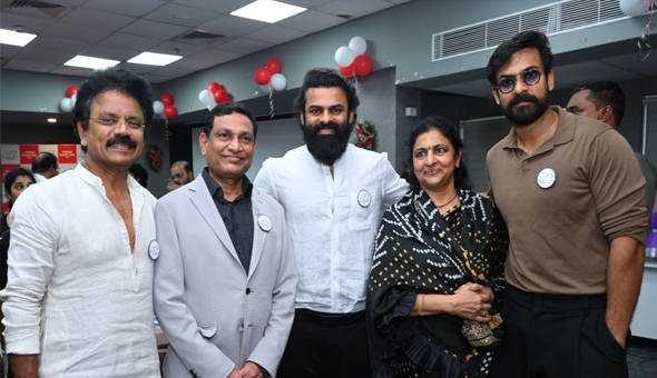Sai Durgha Tej Graciously Donates Rs. 5 Lakh to Pure Little Hearts Foundation on World Heart Day