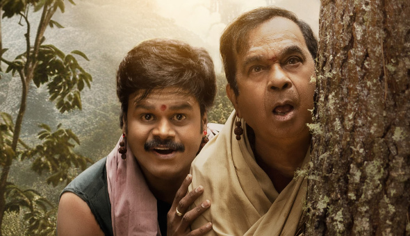 Introducing The King of Comedy Brahmanandam as Pilaka & Sapthagiri as Gilaka From Kannappa 