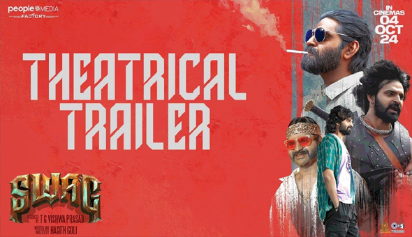 Sree Vishnu, Hasith Goli, TG Vishwa Prasad, People Media Factory’s Swag Trailer Unveiled