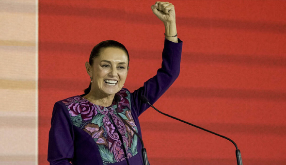 మెక్సికో అధ్యక్షురాలిగా క్లాడియా మెక్సికో అధ్యక్షురాలిగా క్లాడియా