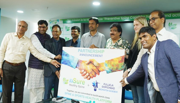 Pullela Gopichand Inaugurates nSure Healthy Spine