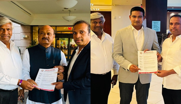 తిరుమలలో ఎన్నారైలు కుటుంబ సభ్యులతో దర్శనానికి అనుమతి ఇవ్వండి : ఎపి స్పీకర్‌కు, ఎన్నారై మంత్రికి తానా వినతి