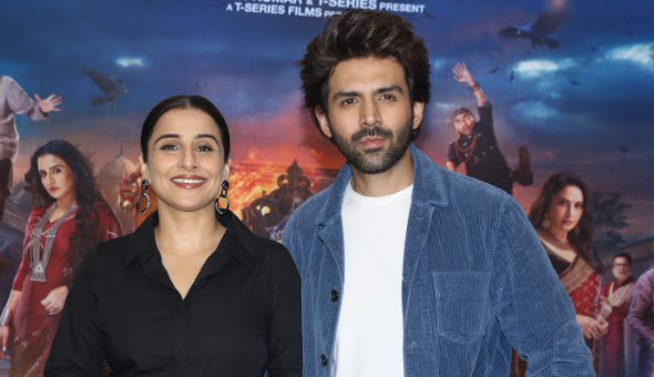 OG manjulika, Vidya Balan praises Kartik Aaryan’s dance moves in Bhool Bhulaiyaa 3 title track