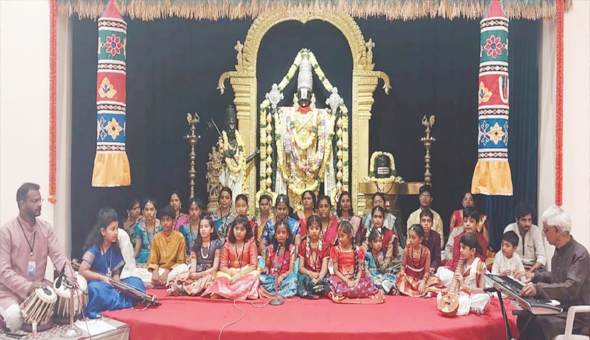 అన్నమయ్య పురంలో అలరించిన శివరంజని శిష్యుల స్వరార్చన