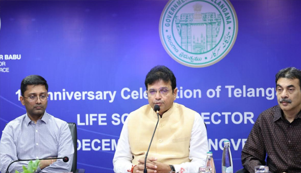 Telangana Emerges as a Global Life Sciences Hub with over Rs. 36,000 Cr in Investments, Creating 51,000 Jobs