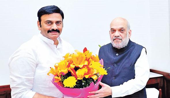 కేంద్ర మంత్రి అమిత్‌షాతో రఘురామ భేటీ