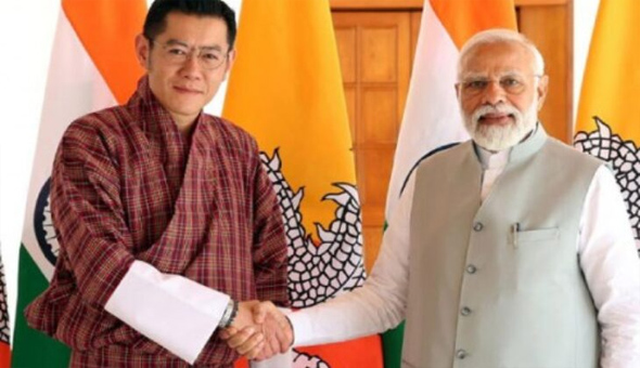 Modi:  ప్రధాని మోదీతో భూటాన్ రాజు భేటీ
