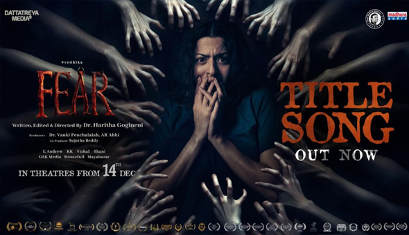 Vedhika’s Suspense Thriller “Fear” Title Song launched by Raghava Lawrence