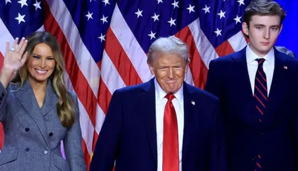 Melania: ట్రంప్‌ విజయంలో బారన్‌ పాత్ర : మెలానియా