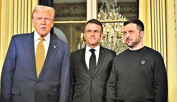 Zelensky:  ట్రంప్‌, మెక్రాన్‌తో జెలెన్‌స్కీ చర్చలు