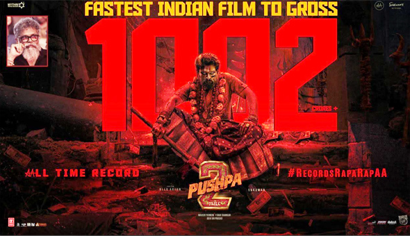 All time record Fastest ₹ 1000cr gross in just 6 daysPushpa 2: The Rule’